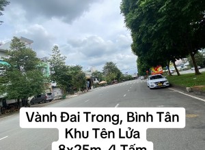 Bán nhà mặt tiền Vành Đai Trong, Bình Tân, 8x25m, 4 tấm, 42 tỷ