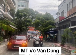 Bán nhà mặt tiền Võ Văn Dũng, Tân Phú, 8x7m, gần chợ Nguyễn Sơn