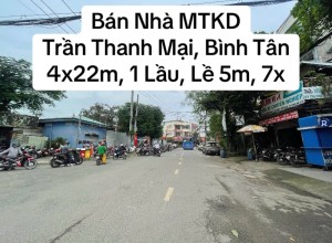 Bán nhà mtkd Trần Thanh Mại, Bình Tân, 4x22m, 1 lầu, 7.5 tỷ, gần chợ