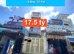 Bán nhà MTKD Tô Hiệu, Q Tân Phú -  4x27 (108) -  4 tầng - 17.5 tỷ