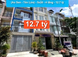 Bán khách sạn MT Đường Số 1C, Q Bình Tân (Ao Sen - Tên Lửa) -  5x20 -  4 tầng - 12.7 tỷ