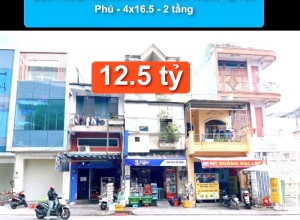 Bán nhà MTKD Vườn Lài, P Tân Thành, Q Tân Phú -  4x16.5 -  2 tầng