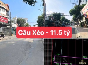 Bán nhà MTKD  Cầu Xéo, Q Tân Phú -  3.8x28 -  1 tầng - 11.5 tỷ