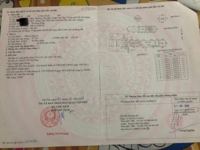 Bán nhà MT Đỗ Thị Tâm, Q Tân Phú -  4x26 (104) -  1 tầng - 11.5 tỷ
