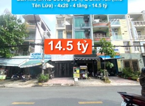 Bán nhà MTKD Đường số 1, Q Bình Tân (khu Tên Lửa) -  4x20 -  4 tầng - 14.5 tỷ