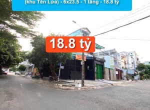Bán nhà góc 2 MT Đường số 26, Q Bình Tân (khu Tên Lửa) -  6x23.5 -  1 tầng - 18.8 tỷ