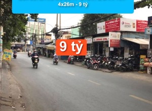 Bán đất MTKD Ao Đôi, P BTDA, Q Bình Tân -  4x26m - 9 tỷ