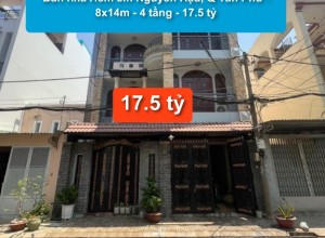 Bán nhà Hẻm 8m Nguyễn Hậu, Q Tân Phú - 8x14m - 4 tầng - 17.5 tỷ