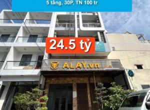 Bán nhà MT khu họ Lê, Q Tân Phú - 7.8x19m - 5 tầng, 30P, TN 100 tr