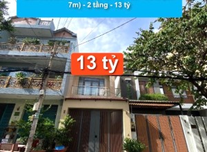 Bán nhà MT khu họ Lê, Q Tân Phú - 5x19 (NH 7m) - 2 tầng - 13 tỷ