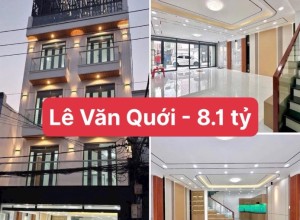 Bán nhà Hẻm 8m Lê Văn Quới, Q Tân Phú - 6x10m - 5 tầng - 8.1 tỷ