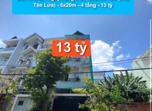 Bán nhà MT ngay công viên, Q Bình Tân (khu Tên Lửa) - 5x20m - 4 tầng - 13 tỷ
