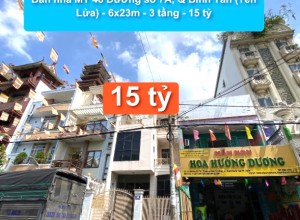 Bán nhà MT 48 Đường số 7A, Q Bình Tân (Tên Lửa) - 6x23m - 3 tầng - 15 tỷ
