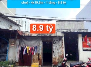 Bán nhà MT Nguyễn Mỹ Ca, Q Tân Phú (gần chợ) - 4x19.6m - 1 tầng - 8.9 tỷ