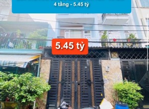 Bán nhà Hẻm 6m Mã Lò, Q Bình Tân - 4x12m - 4 tầng - 5.45 tỷ