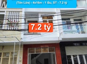 Bán nhà MT 12m khu Bonchen, Q Bình Tân (Tên Lửa) - 4x16m - 1 lầu, ST - 7.2 tỷ