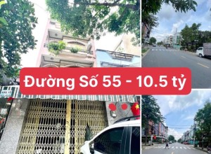 Bán nhà MT Đường số 55, Q Bình Tân - 5x16m - 4 tầng - 9.6 tỷ
