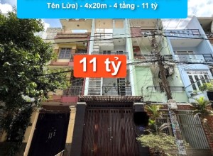 Bán nhà MT ngay công viên, Q Bình Tân (khu Tên Lửa) - 4x20m - 4 tầng - 11 tỷ