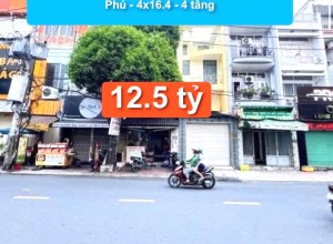 Bán nhà MTKD Cầu Xéo, P Tân Quý, Q Tân Phú - 4x16.4 - 4 tầng