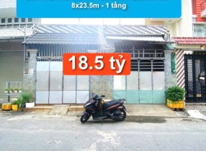 Bán nhà Hẻm 8m Lê Văn Quới, Q Bình Tân - 8x23.5m - 1 tầng