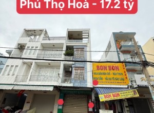 Bán nhà MTKD Phú Thọ Hoà, Q Tân Phú - 4x17m - 4 tầng - 17.2 tỷ