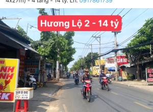 Bán nhà MTKD Hương Lộ 2, Q Bình Tân - 4x40 - 4 tầng - 14 tỷ