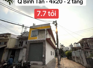 Bán nhà MTKD Miếu Bình Đông góc, Q Bình Tân - 4x19m - 2 tầng - 7.8 tỷ
