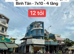 Bán nhà MTKD Tân Kỳ Tân Quý (góc), Q Bình Tân - 7x10m - 4 tầng - 12 tỷ